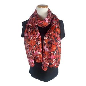 Naf Naf Scarf Red New With Tags‎